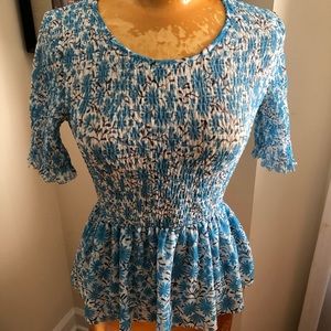 Anthropologie Peplum Top NWT size small